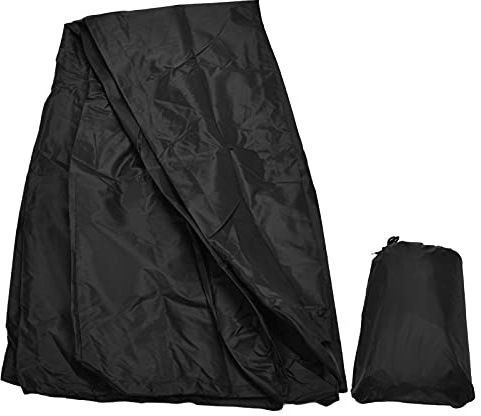 Culnflun Couverture de Fontaine de Jardin, Housse de Protection de Statue résistante aux intempéries, Tissu Oxford 210D Enduit d'argent pour Patio extérieur 173x122cm (Noir)