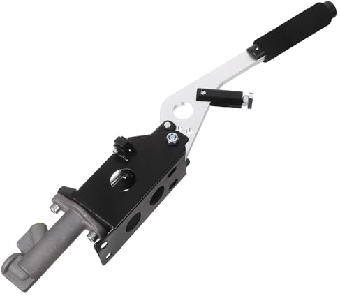ROMISBABA Freno de Mano Hidráulico para Coche Palanca de Freno de Estacionamiento de Carreras Sistema Hidráulico Profesional Montaje Compatible Color Negro Uso para Color Aleatorio
