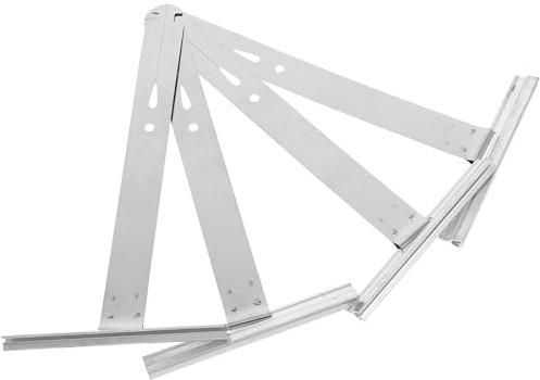 CANIGHT Aluminium Rollladenfedern 4 Stück Reparatur Zubehör mit Haken für Fensterläden Ersatzteile für Rollladenreparaturen im Außenbereich