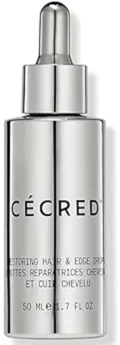 Cecred Restoring Hair & Edge Drops - Daily Peptide Serum For All Hair Types - (1.7 fl oz)