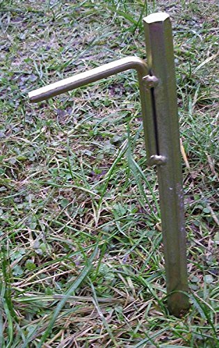 2 Stück 50cm extrem stabile Zelthering Bodenanker Erdspieße Bauanker
