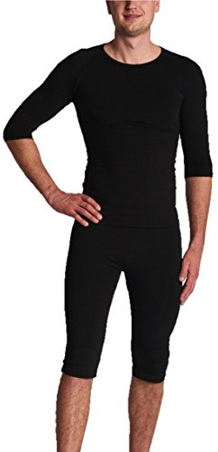 Gina's Bodywear Herren EMS-Wäsche, Trainingsanzug, Oberteil und Hose im Set, optimale Impulsweiterleitung