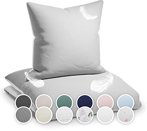 sleepwise Soft Wonder Bettwäsche-Set für Einzelbett, Mikrofaser, Oeko-TEX®, Bettdeckenbezug und Kissenbezug, maschinenwaschbar, atmungsaktiv, antistatisch, hypoallergen, 135 x 200 cm