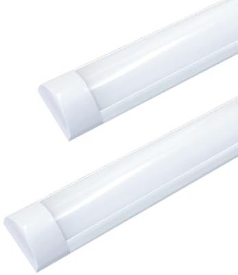 Plafoniera LED 120cm 48w 220v smd bordo a lato Bianco P45-48W