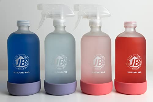 JBsol DreamTeam Set - nachhaltig, vegan, biologisch abbaubar, wiederverwendbar, refill - Allzweckreiniger + Badreiniger