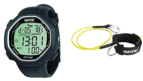 Seac Driver, wrist-mount freediving computer with data download system