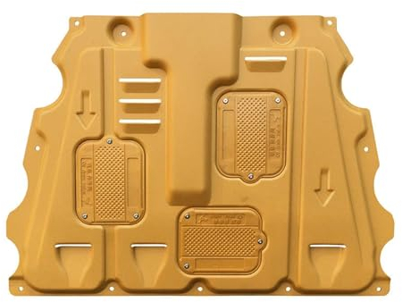 Boshu daili Store Auto sotto la Protezione del Motore, paraspruzzi, parafango, paraspruzzi, Parte Auto Compatibile con Ford Taurus 2015-2018 (Color : Gold)