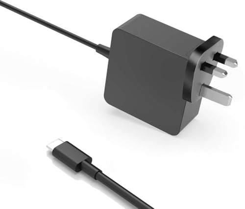 65W USB C Charger for Lenovo ThinkPad Yoga HP Chromebook Dell Latitude XPS Stream Steak Deck Switch Universal Type C Laptop Charger for Acer Samsung Asus Google 20V 3.25A Power Supply