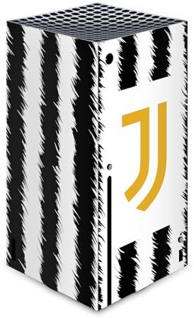 Head Case Designs Offizielle Juventus Football Club Home 2023/24 Match Kit Vinyl Haut Gaming Aufkleber Abziehbild Abdeckung kompatibel mit Xbox Series X Console