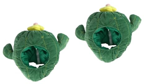Abaodam 2st Wintermützen Für Kostüm Beanie Mütze Hawaiianische Partyhüte Plüsch Frosch Spielzeug Hawaiianisches Kostüm Plüschhut Anziehen Kaktus Kind Tier Stoff