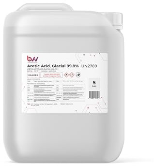 BVV Glacial Acetic Acid 99.8% Food Grade-5 Gallon