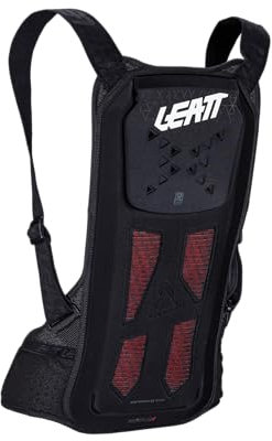 LEATT Veste Back Protector ReaFlex Stealth-S/M 160-172cm, Black, one Size
