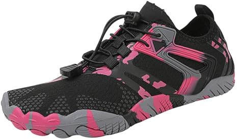 Barefoot Shoes Mens Womens,Non Slip Quick Dry Aqua Shoes,Wide Toe Trail Running Trainers,Unisex Swim Snorkeling Surf Beach Shoes,Lightweight Breathable Yoga Fitness Shoes for Swim,Pool,Diving