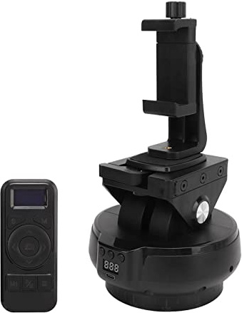 Motorisierter Panorama-Stativkopf, Ferngesteuerter, Motorisierter Schwenk-/Neigekopf für Kreative Fotografie, Vlog-Aufnahmen