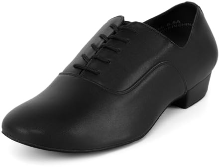 Asyusyu Chaussures de danse pour homme - Noir - Chaussures de danse standard - Pour salsa, tango