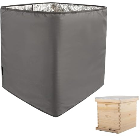 Bienenstock Winterisolierung Abdeckung | 5-Schicht Einstellbare Beute Winddichte Hülle - Imkerbedarf Für Bienenfütterung Wabenpflege | Zur Überwinterung von Bienenvölkern