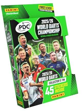 World Darts Championship klistermärke kollektion – fickburk