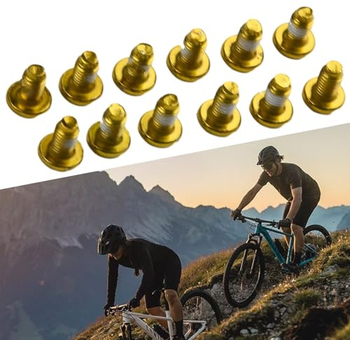 12Pcs M5 X 9mm T25 Screws for Disc Brake For ROTOR on Mountain and Road Bikes (Black)