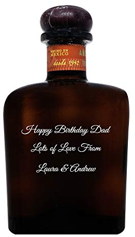 Personalised Don Julio Anejo Tequila, Customised Engraved Tequila Gifts for Men, Premium Bottle of Mexican Liquor with Custom Engraving, Alcohol Gift for Christmas, Father’s Day, Birthday, 70cl/ 38%