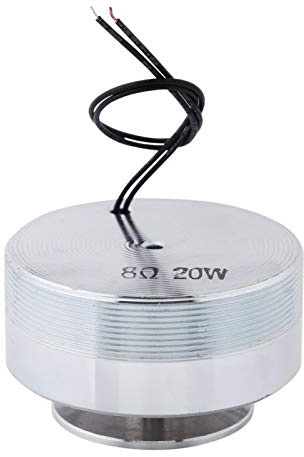 Fyearfly Resonanz Lautsprecher, 50mm(2) Runder Metall Co-Vibrationslautsprecher 20Hz-20Khz Allfrequenz Resonanzlautsprecher Audio Basslautsprecher, für Computer, Notebooks, Mobiltelefone (8Ω 20W)