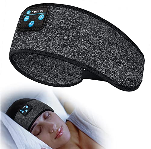 Voerou Casque de sommeil réglable avec haut-parleurs stéréo HD Hi-Fi, idéal pour le sommeil, l'entraînement, le yoga, les voyages, l'insomnie, la méditation