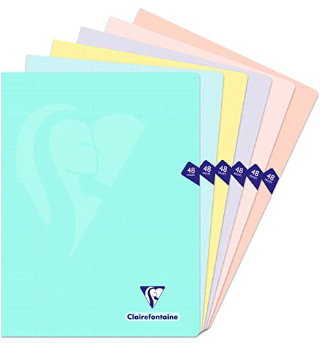 Clairefontaine 308311C 10 Hefte Mimesys A4+ 24 Blatt Seyes 90g sortiert