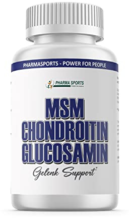 Gelenk Support 360 Tabletten Glucosamin Chondroitin Hochdosiert + MSM + Vitamin C - 4-Fach Komplex 2440 mg