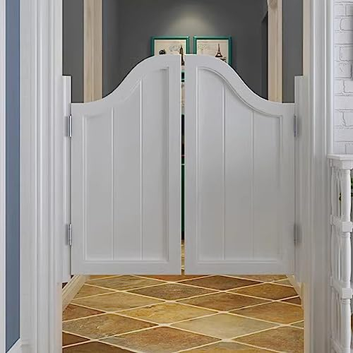Pendeltür Saloontür Schwingtür Flügeltür Bar-Türen Schwingend Groß 150 140 130 120 100 90 80 70 60 40 CM, Innenbereich Salontür Küche Türöffnung Korridor Eingang Trennwand Schwingtür, Weiß ( Color : W
