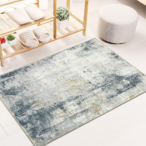 Famibay Alfombra de entrada para interiores, antideslizante, lavable, alfombra de cocina para pasillo, entrada, cocina, lavandería, sala de estar