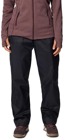 Columbia Womens Storm Surge II Waterproof Rain Pant, Black, Large