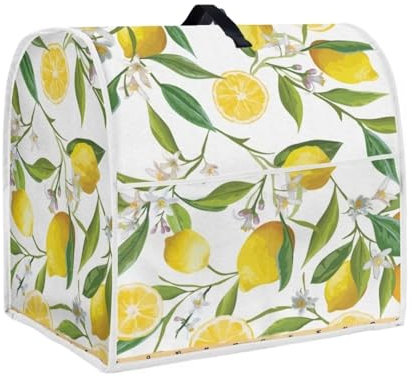 Belidome Cubierta para batidora de alimentos con diseño de limón, antiarañazos, cubierta antipolvo