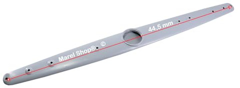 Marel Shop® - Mulinello Pala Rampa Braccio Spruzzatore Superiore 44,5 mm per Lavastoviglie compatibile con Candy Hoover Zerowatt per Modelli : CDIM1D63 - CDP1D64W - CDP1L39X - CDP7277L - CDPE6350B