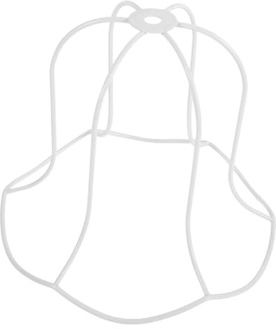 Cabilock Metall Lampenschirmrahmen DIY Tischlampe Gestell für Pendelleuchte und Langlebig Geeignet für Wohnzimmer Deko Einsetzbar für Tisch Deckenlampen