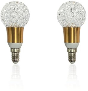 2 Stück E14 LED-Glühbirnen 5W 3000K Warmweiß ,LED Lampe 85-265V (B013) | E14 LED Lampe, Dekorative LED-Glühbirnen im Edison Stil, Energiesparende Flimmerfrei für Pendelleuchte, Küche, Büro
