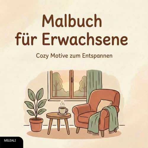 Malbuch für Erwachsene: Cozy Motive zum Entspannen