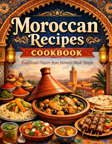 Moroccan Recipes Cookbook: Traditional Flavors from Morocco Made Simple — Authentic Tagines, Couscous, Street Food, and Home-Style Dishes for Everyday Cooking