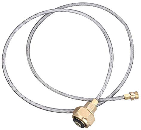 Camping Gasherd Adapter, Leichte Haushalts LPG Zylinder Gastank Umwandlungs Kopf Adapter Schlauch für im Freienkampierende Herd-Gebrauch