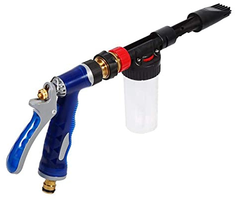 Autowaschpistole, 2 in 1 Reinigungsschaum, Wasser Seife Sprayer, Auto Waschen, für Familien, Profis, Auto-Liebhaber
