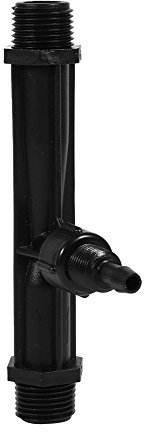 ViaGasaFamido Fertilizante de Riego Inyector Jardín Tubo de Irrigación Venturi Fertilizante Dispositivo Mezclador Herramienta Agrícola para 1/2 3/4 o 1 BSP Conector de Entrada/Salida(G1/2 Inch)