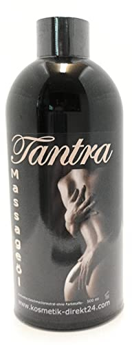 Kosmetik-direkt24 Massageöl Tantra 500 ml Naturreines Öl ohne Parfüm und Zusatzstoffe für Paare, Unisex, Erwachsene