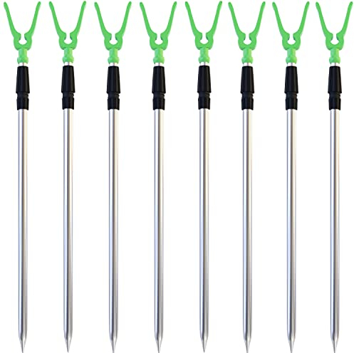 MoLife Rutenhalter Rutenständer Angelzubehör Angelrutenständer Set (8er Set)