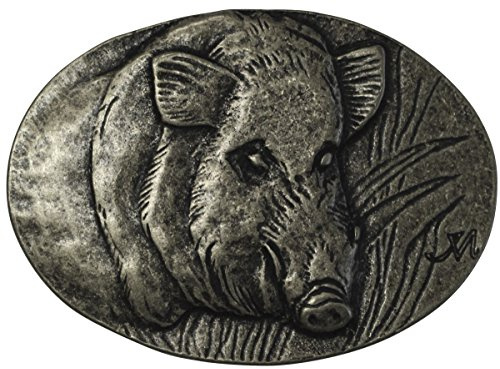 BELTINGER Gürtelschnalle Wildschwein 4,0 cm | Buckle Wechselschließe Gürtelschließe 40mm | für Jagd-Outfit | Wechselgürtel bis 4cm