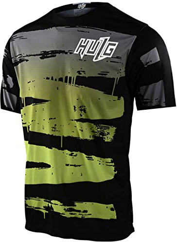 Herren Mountainbike MTB Top Kurzarm Atmungsaktiv Bequem Weich Feuchtigkeitstransport Radtrikot?Kurzarmtrikot Für MTB Rennrad/Multisport/Fitness (Style-9,5XL)