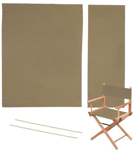 HERCHR Director Stuhlbezüge Canvas Ersatz Sitztuch Home Supplies Protector Cover Durable Möbel Zubehör, Kissen Für Regiestühle Chair Canvas Stuhlleinwand Regiestuhlbezüge