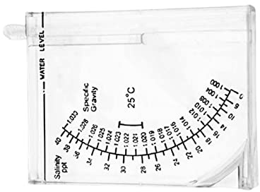 Kongou Meerwasser-Aräometer - Salinitätsmessgerät für Aquarien,Salinitätsmessgerät für Aquarien, Salzgehalt, spezifisches Gewicht, präzises automatisches Hydrometer