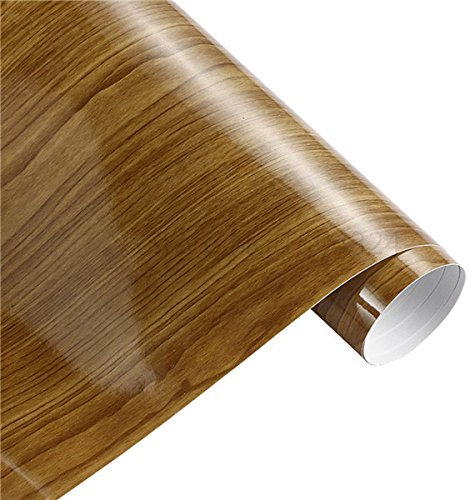 Autofolie,Carbon Folie 10/30 * 100 cm glänzend holzkorn PVC Vinyl Film Auto internen Dekoration Aufkleber wrap wasserdichtes Korn strukturiertes abziehbarer zubehör (Color : 9452 G, Size : 50x200cm