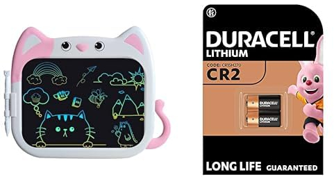 JOEAIS LCD Schreibtafel Kinder 10 Zoll, Zeichentablett Im Cartoon Katzen Design, PäDagogisches Und Reise Spielzeug Zeichentafeln füR Jungen Und MäDchen, GroßArtige Weihnachts Und Geburtstagsgeschenke