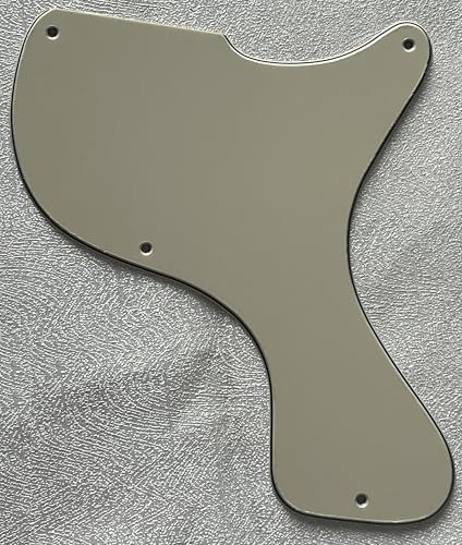 Plektrumschutz für Gibson Les Paul Junior 1958 DC Style Gitarre Pickguard (3-lagig, Vintage Gelb)