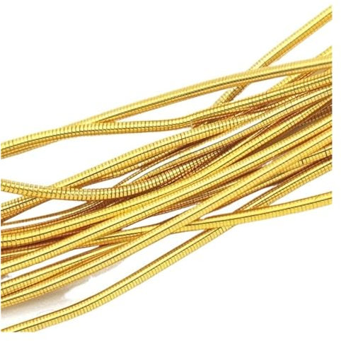 Basteldraht 10 gr/los Helle Kupferdraht Weiche Bullion Draht Runde Stickerei Floss Gold Arbeit Handgemachte DIY Abzeichen Schmuck Zubehör(04 Gold)