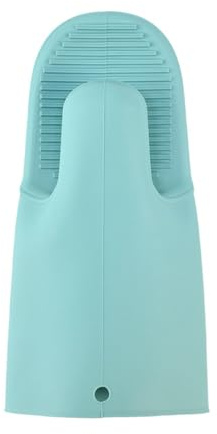 WAZUBC Silicone Oven Gloves, Non-slip Textured Waterproof Kitchen Mitts Silicone Oven Gloves for Cooking, Baking and BBQ (Green)
